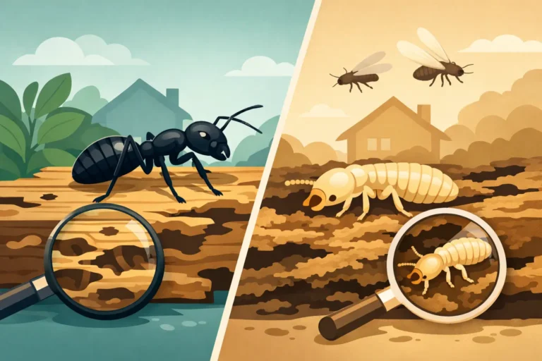 Carpenter Ants vs Termites: Spot the Difference