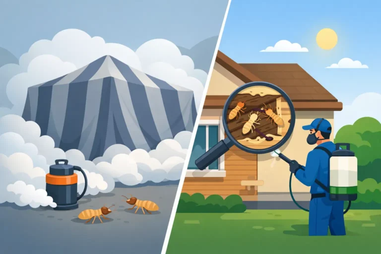 Termite Fumigation vs Localized Treatment