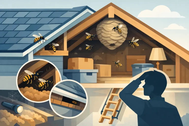 Why Are Wasps Entering My Attic? What to Do